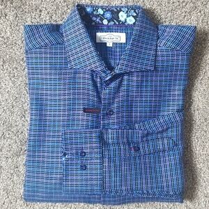 Brand New 7 Downie St. Men's Size 5‎ Long Sleeve Button Down Cotton Sport Shirt